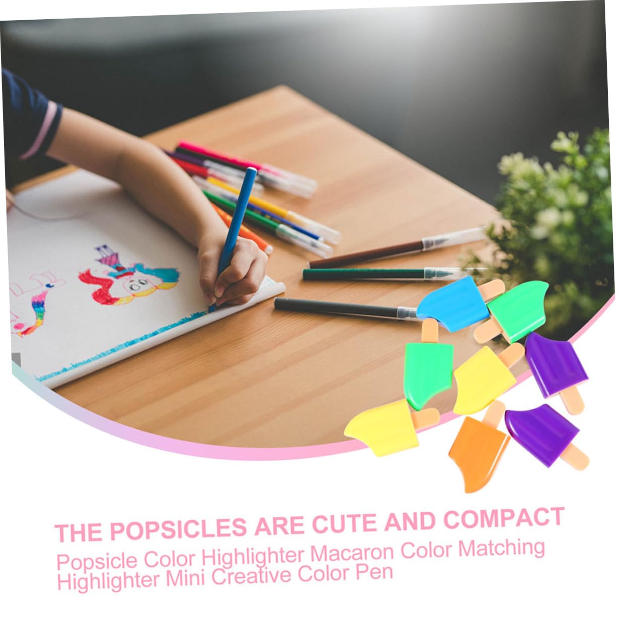 DOITOOL 160 Teiliges Pastell Textmarker Stifte in Leuchtenden Farben Ice Pop Design Marker für Schule und Büro Extra Glatte Schreibspitze Langlebiges