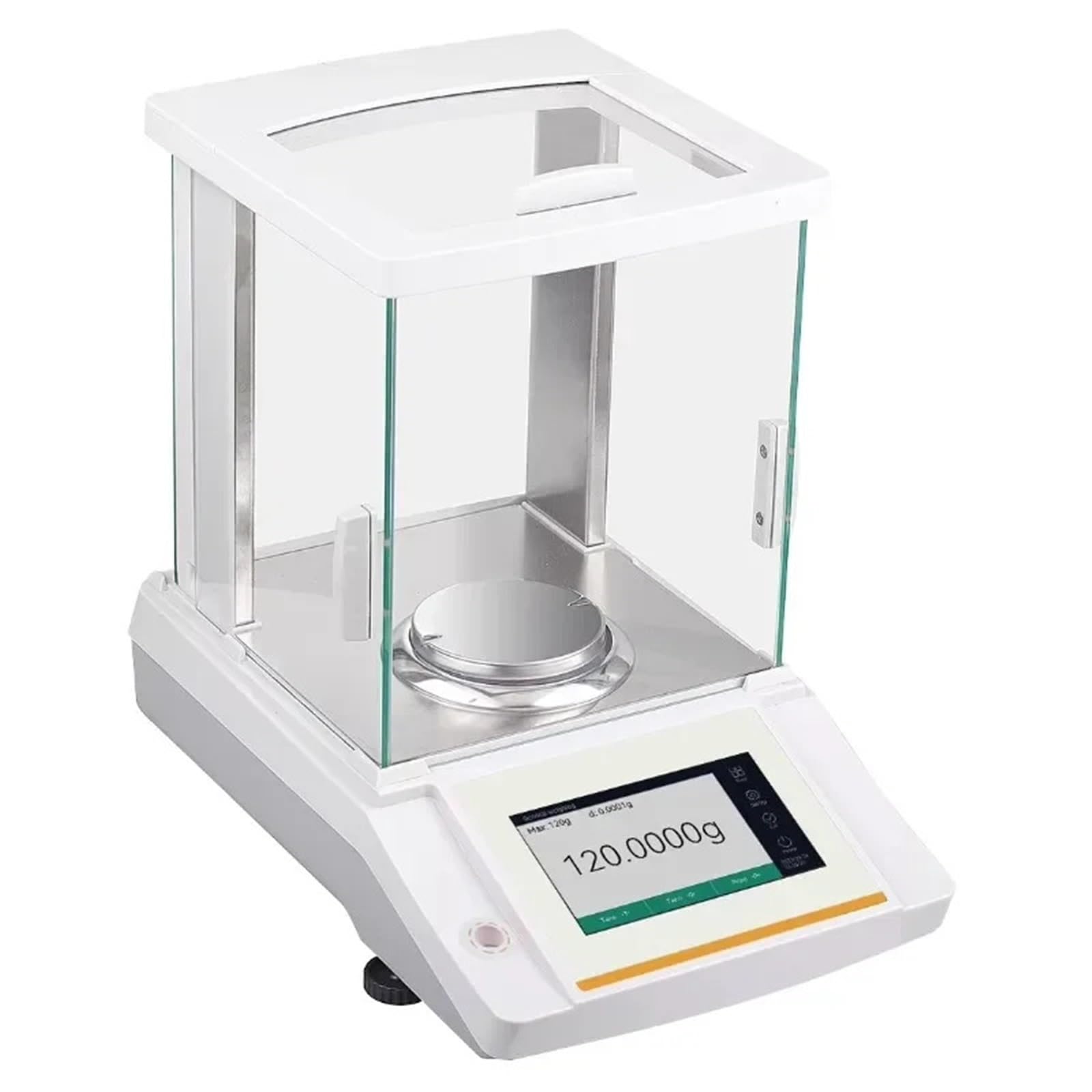 Waga laboratoryjna cyfrowa 0,0001 g, 0,1 mg, precyzyjna waga analityczna, ekran dotykowy, waga laboratoryjna RS232C Klasa komercyjna