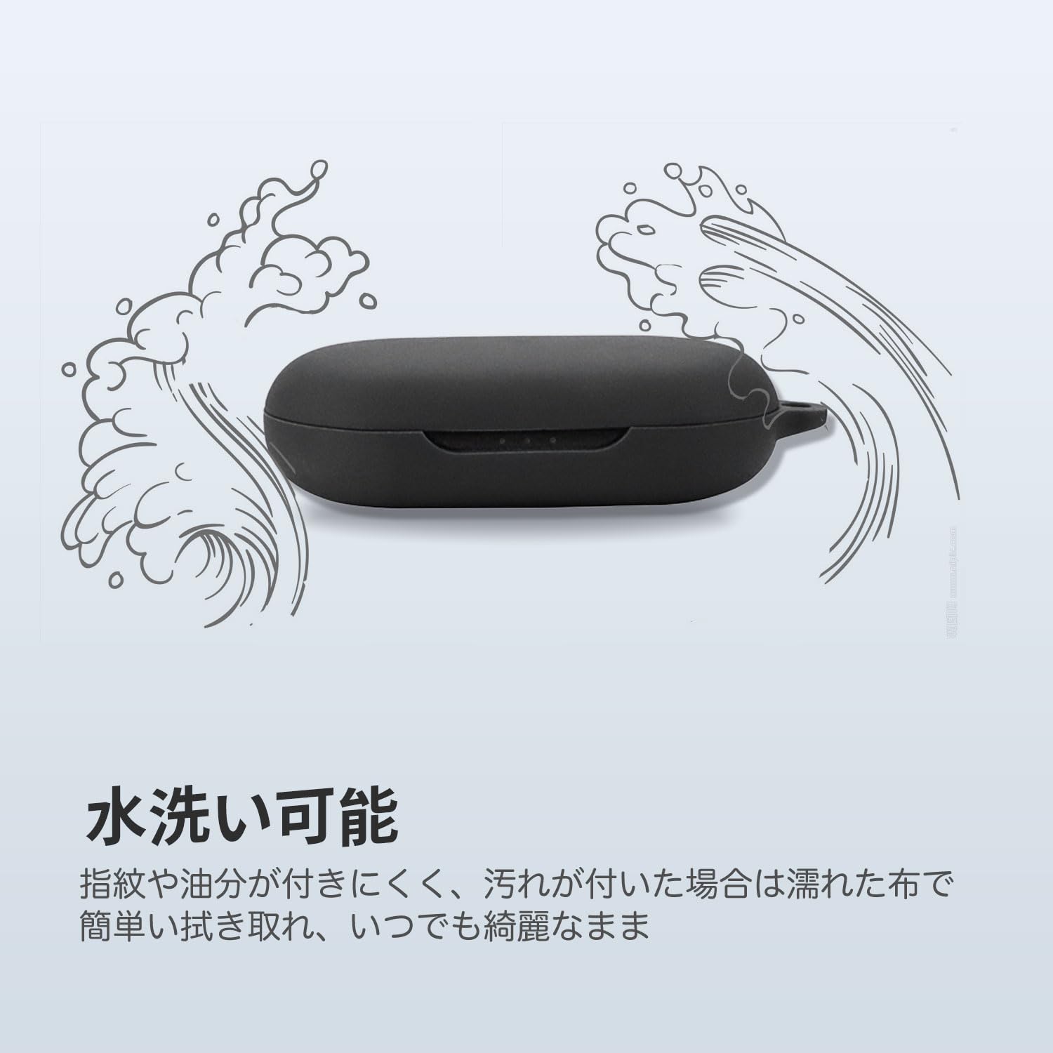 Soundcore AeroFit ブラック ワイヤレスイヤホン 充電ケース付き Anker Soundcore AeroFitシリーズ 公式イヤホンケース | イヤホン