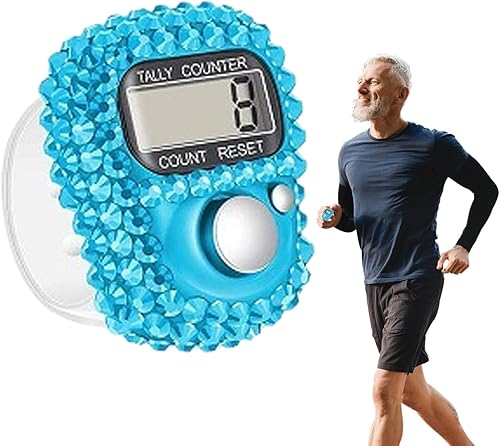 Miniatura 8 de hypericin Contador electrónico de dedos, contador de mano clicker, contador de dedos digital manual, contador de tono portátil, mini pantalla LCD