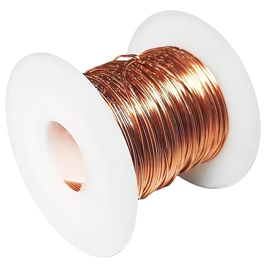 COYOUCO 99.9% Soft Copper Wire - 16 Gauge 1.3mm - 150 Feet, Pure Bare Copper Wire Craft Wire for Jewelry Making, Gardening, Electroculture, Beading, Ground Wire & DIY