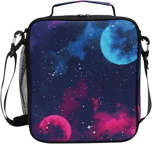 Miniatura 7 de Axolotl - Lonchera aislada para niños y niñas, reutilizable, hielera, bolsa de almuerzo con cremallera a prueba de fugas, con correa de mano