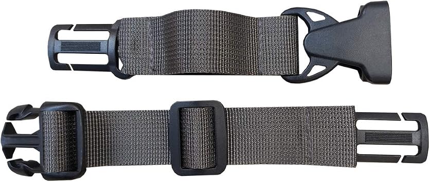 HDHYK Backpack Chest Strap- نايلون - مناسب للويب على حقيبة الظهر حتى 1 بوصة. الذئب الرمادي