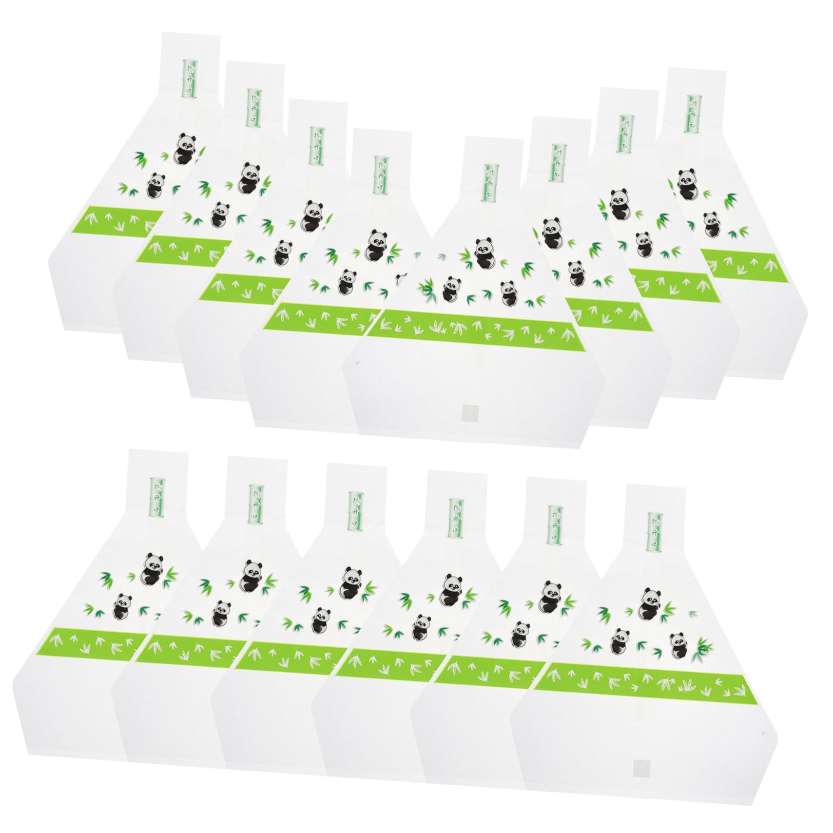 MUCKLILY Sushi Wrappers Rice Balls Bags 100pcs Triangle Onigiri Wrappers Microwave-proof Japanese Style for Home Store Restaurant