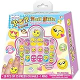 Hot Focus Emoji POP Nail Glitz with Matching Ring Toy