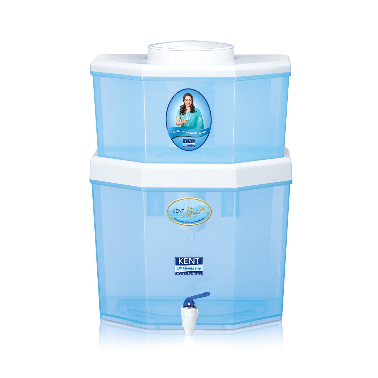 KENT 11018 Gold Star Gravity-based Water Purifier 22 L | Smart Design | High Storage Capacity | Activated Carbon Filter (B00GX91YA2) Amazon Price History, Amazon Price Tracker