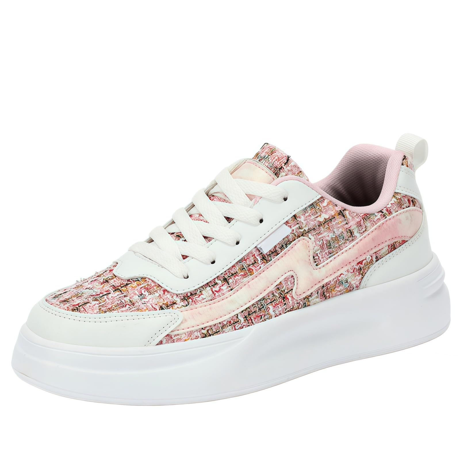 Modne damskie trampki z gwiazdami brokatowe cekiny sznurowane niskie buty tenisowe do biegania buty do chodzenia lekkie antypoślizgowe skórzane buty retro