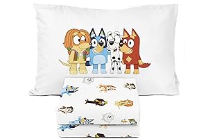 Toddler Bedtime Bliss: Bluey & Friends Super-Soft Sheet Set