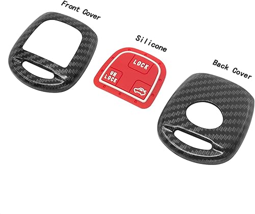 Miniatura 5 de TANGSEN Funda inteligente para llavero compatible con Toyota Land Cruiser FJ Cruiser Lexus Es300 Ls430 Lx470 Rx300 Rx330 Rx350 Rx400h, color negro,