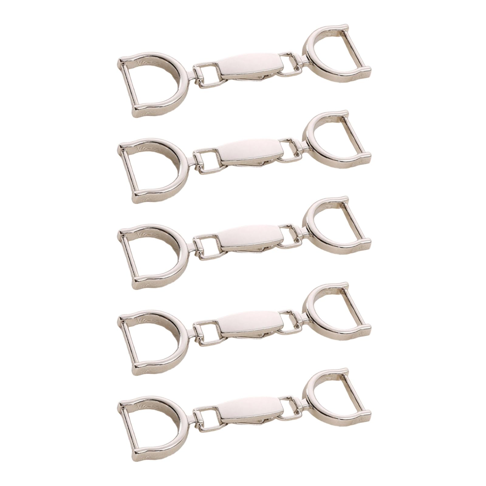 NVOQILIN Permanent Metal Alloy Waistband Grip for Women ' s Skirts Secure Interconnected Ending Permanent Grip for Outfit