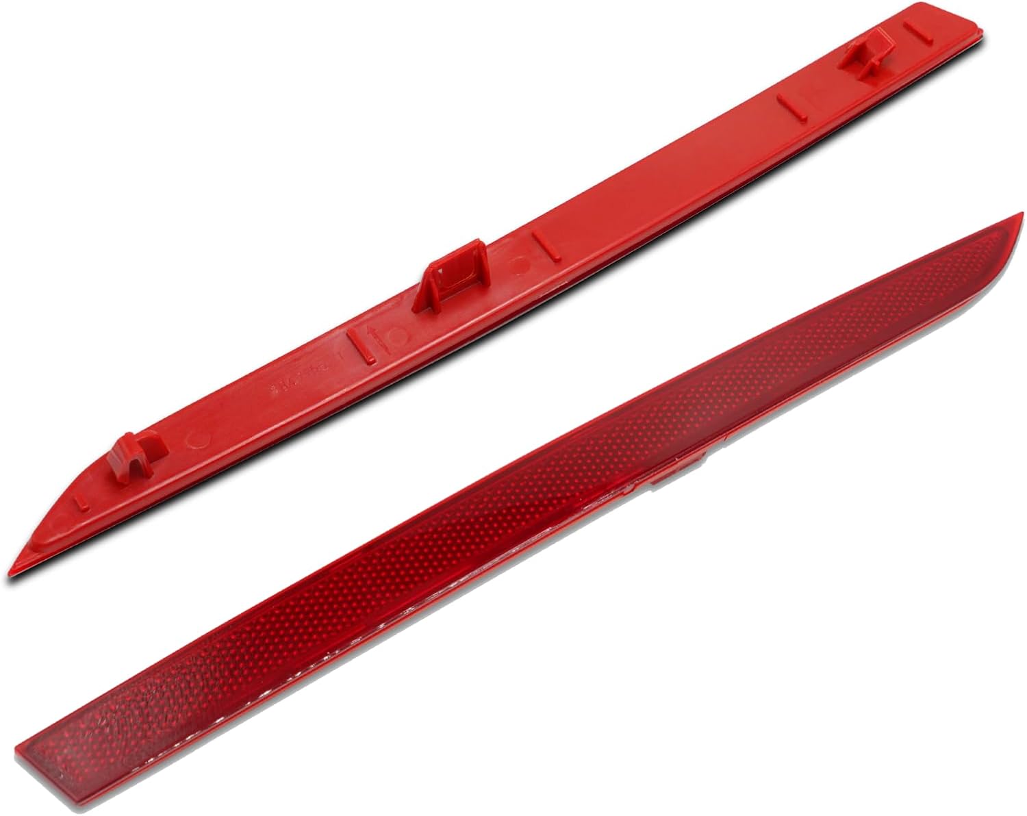 Jaronx Compatible with BMW Rear Bumper Reflector for 3 Series F30 Sedan/F31 Touring M Sport 2013-2018,for BMW 63147847165 63147847166 Left/Right Rear Bumper Red Marker Tail Reflector Light Replacement