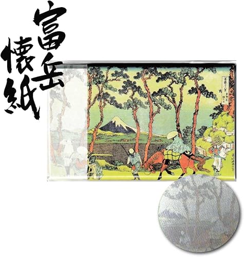 Miniatura 10 de Ukiyoe Design of Katsushika Hokusai "La Gran Ola" de Treinta y seis Vistas del Monte Fuji Mino Washi Tore Japonés Kaishi Papel 20 hojas
