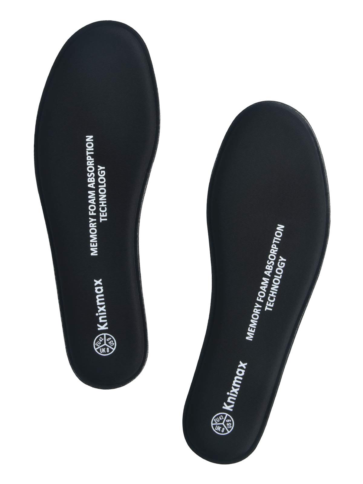 Knixmax Donna Uomo Solette in Memory Foam Inserti per Scarpe Comfort Assorbimento degli urti Imbottitura per il Supporto del Piede Suole Interne