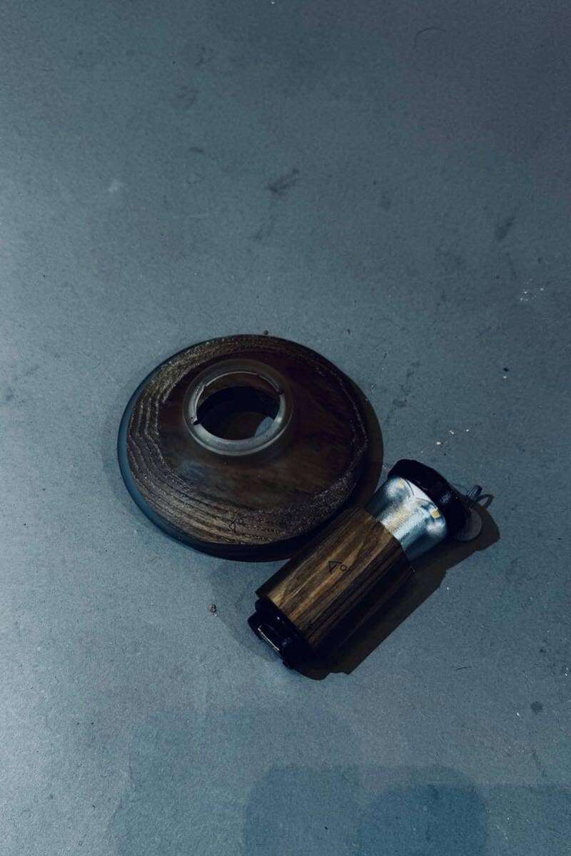 【新品未使用】 KI-noワンオフ シェード + アンバー クリア セット KI-no ゴールゼロ ワンオフ シェード + アンバー カバー クリア セット