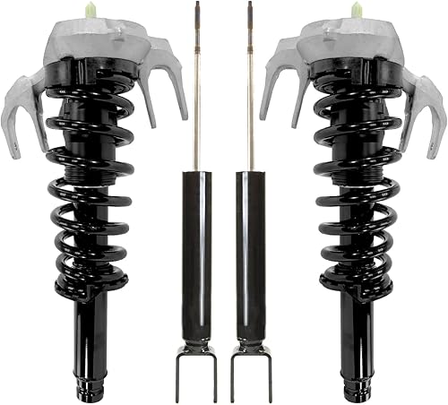 Miniatura 73 de Detroit Axle - Kit de amortiguadores de 4 puntales para Ford Escape 14-19, 2 puntales delanteros con resorte helicoidal 2 amortiguadores traseros