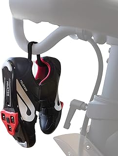 Shoe Hanger for Peloton - Shoe Holder Accessory for Peloton - Must Have Accessory for The Peloton Bike and Peloton Bike Plus - Shoe Hook Compatible with Your Peloton Bike (Single - Black)