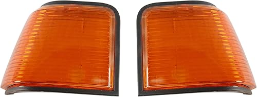 Miniatura 3 de LAFORMO Juego de lentes de luces de marcador ámbar compatibles con Cutlass Supreme Calais 442 GT-350#5974361 LH, 5974362 RH, 615343119113