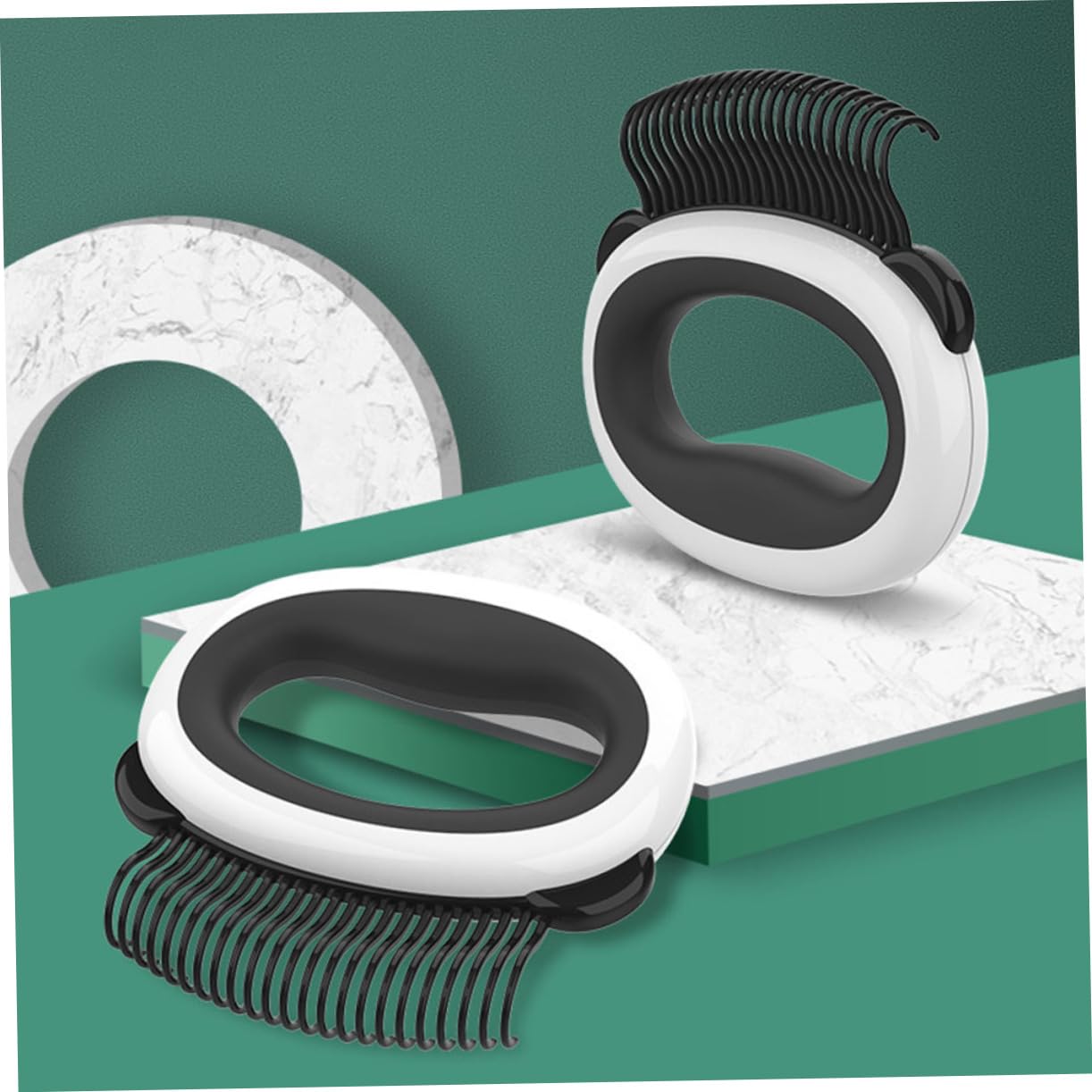 VANZACK 5piezas Cepillo Para Gatos Mango Ergonómico Peine Para Eliminar Pelo De Mascotas Kit De Cuidado Para Gatos y Gatitos Para Eliminar Enredos y Pelo Suelto