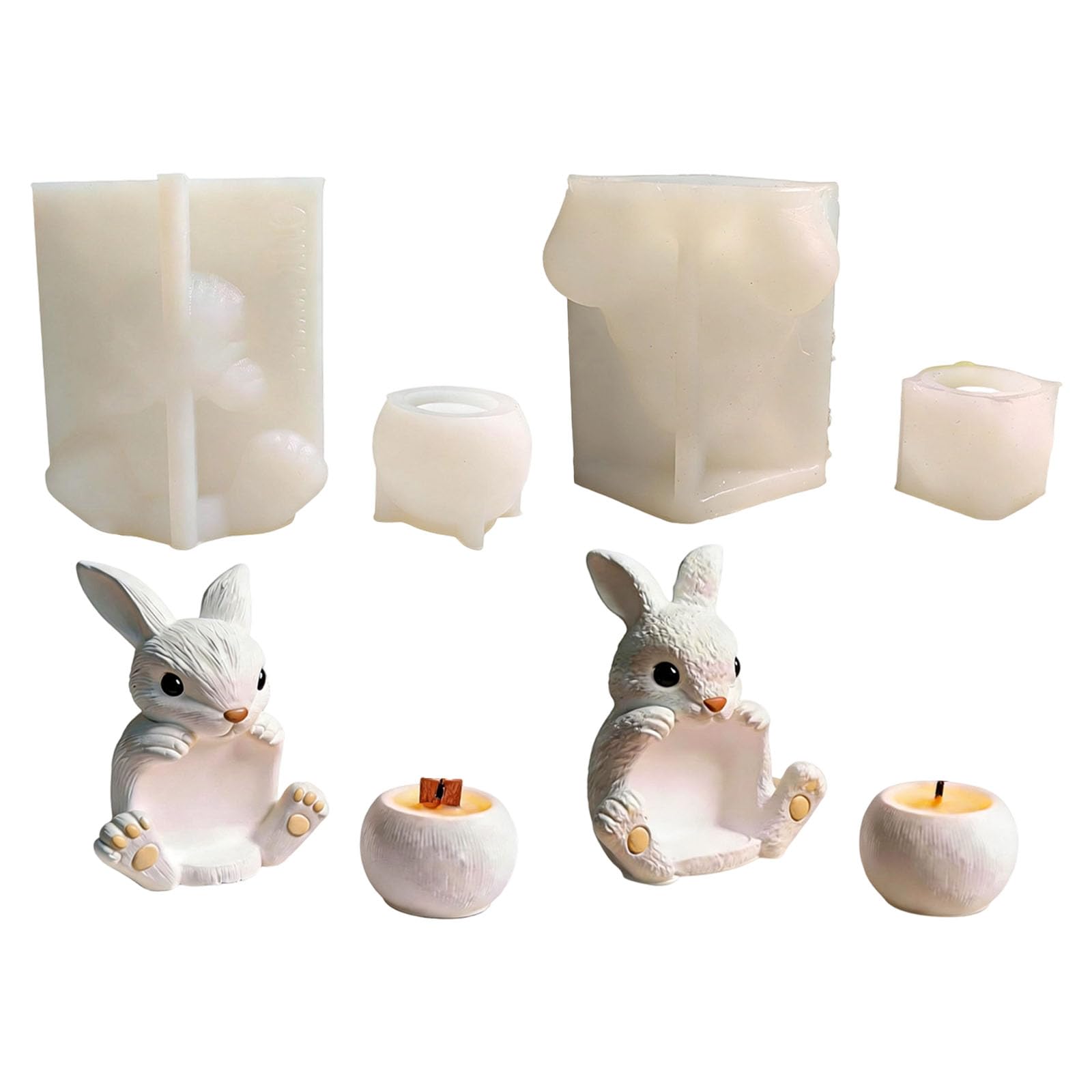 Msioytog Sturdy Rabbits Holder Silicone Easy to Cleaning and Flexible for Creative Projects Detachable