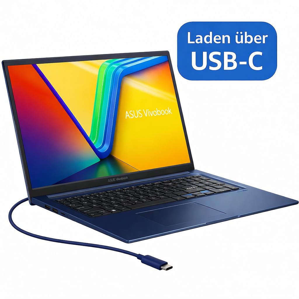 ASUS 17,3 Zoll FullHD Notebook Intel Core 5 120U 16GB DDR5 RAM 1000GB SSD Windows 11 Pro MS Office 2024