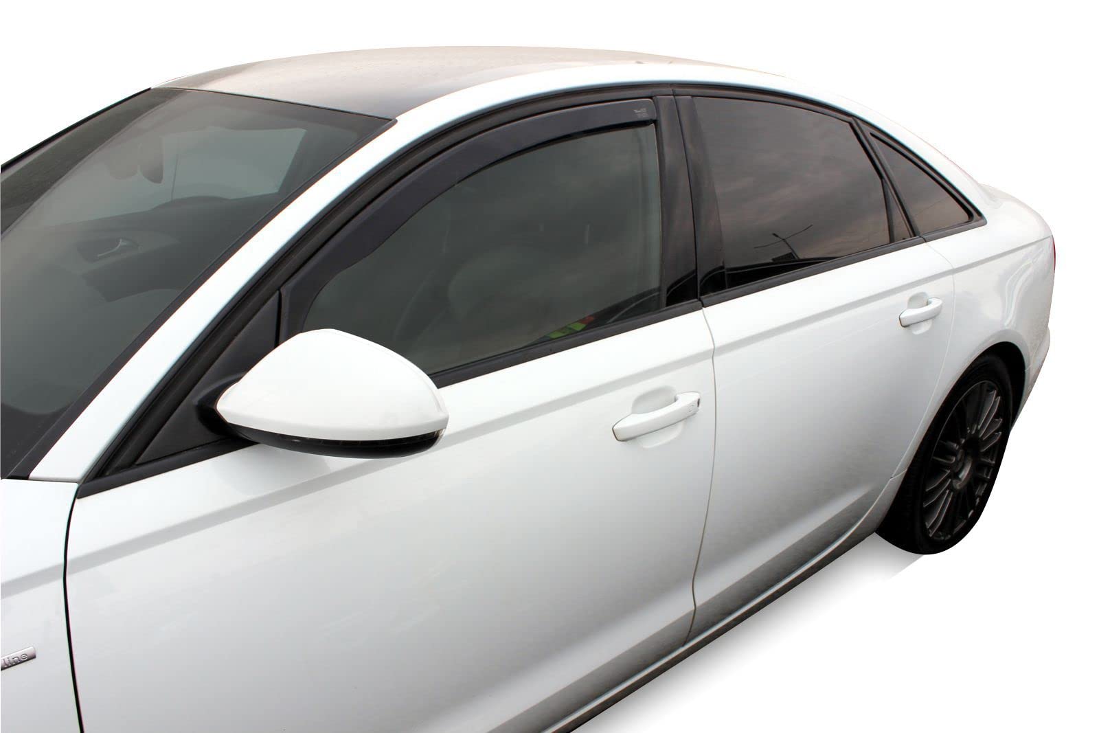 J&J AUTOMOTIVE HEKO Windabweiser für Audi A6 C7 4/5-Türer 2011-2018, 2tlg