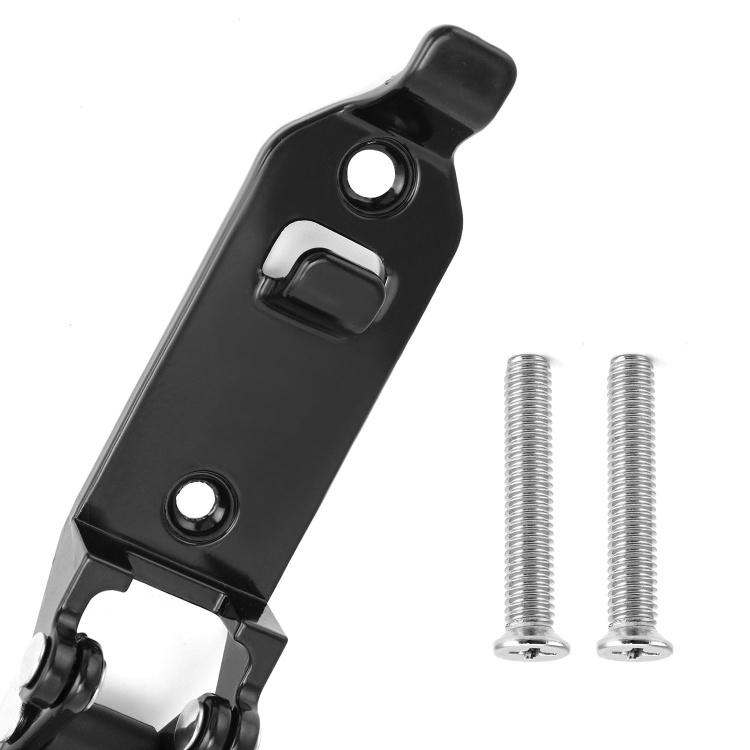 QWORK® Zestaw 4 metalowych łożysk do skrzyni, uchwyt na łopatę, uchwyt na siekierę, akcesoria terenowe do bagażnika dachowego i szyny powietrznej