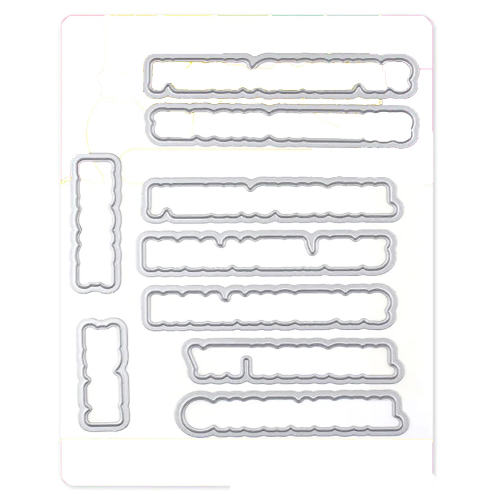 Elegant Christmas Dies for Card Making HAPPY HOLIDAYS,HAPPY NEW YEAR,MERRY & BRIGHT,MERRY CHRISTMAS,and SEASON'S GREETINGS Alphabets Metal Cutting Dies for DIY Scrapbooking Paper Crafting Arts Crafts