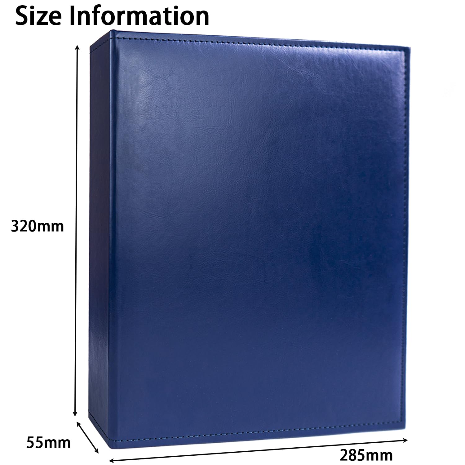 Reliure A4 3 anneaux avec 30 pages de 180 Pochettes, carnet de Collection en cuir PU, Pour Collectionner les Euros, l'argent en Papier, les Devises étrangères et les Coupons