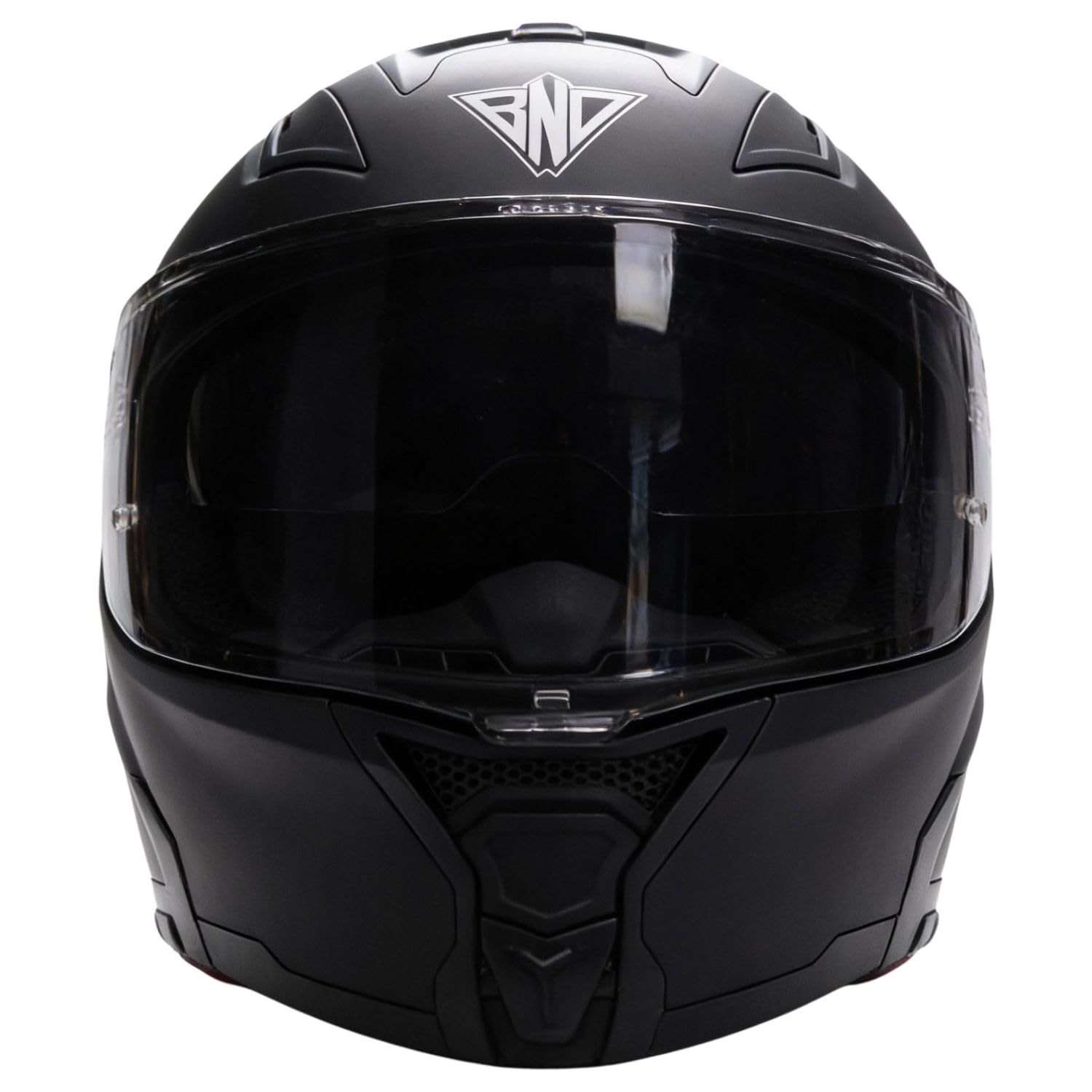 Broken Head Klapphelm BND Stealth Motorradhelm | Mit Sonnenblende, ECE 22.06, Verschiedene Visier Wählbar, Bluetooth Vorbereit