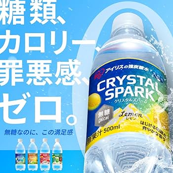 Amazon.co.jp: CRYSTAL SPARK Carbonated Water, 16.9 fl oz (500 ml Amazon.co.jp: CRYSTAL SPARK Carbonated Water, 16.9 fl oz (500 ml