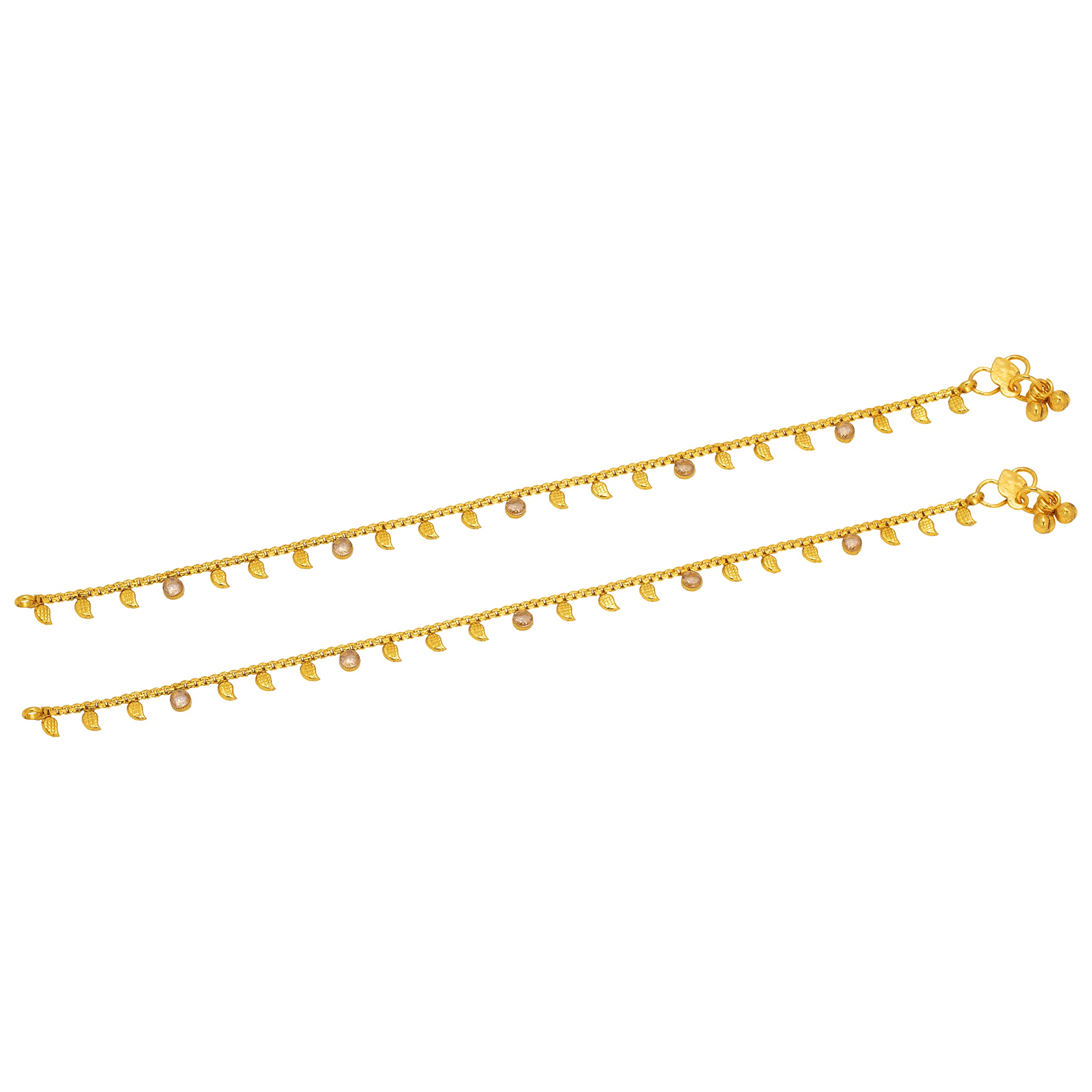 SukkhiFine Gold Plated Anklet For Women (A101514)