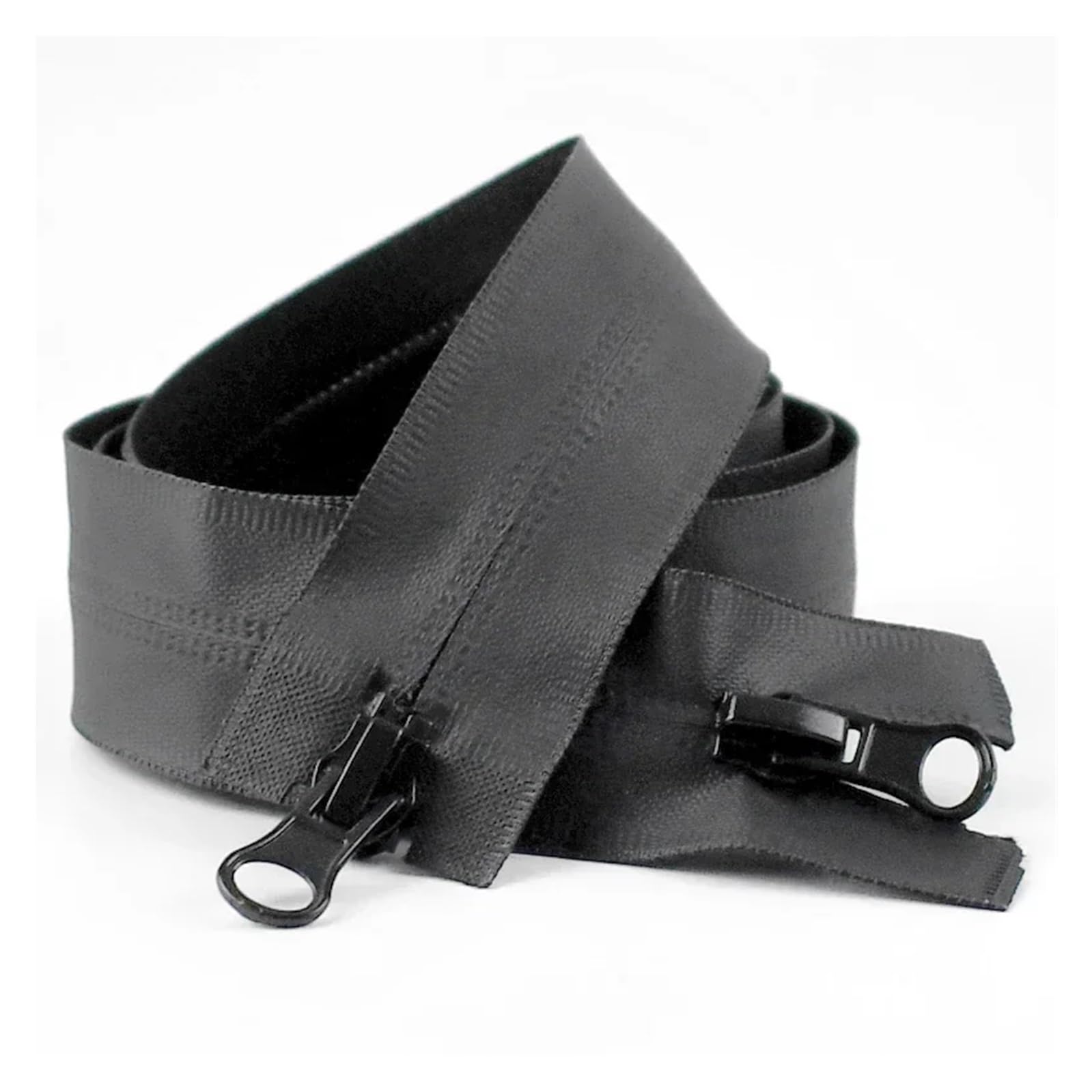 Cerniere Lampo 2/5 Pezzi 5# 60-100 Cm Cerniere Impermeabili For Cucire Cerniera Invisibile Cursore Aperta Giacca Borsa Fai Da Te(Black-Double,80cm,No5-5Pcs)