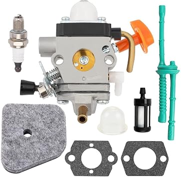 FS90R Carburetor for Stihl FS90 FS87 FC95 FS100 FS110 HL100 HL90 KM90R String Hedge Trimmer Weedeater FS110RX Weed Eater Engine Replace 4180 120 0611 C1Q-S174