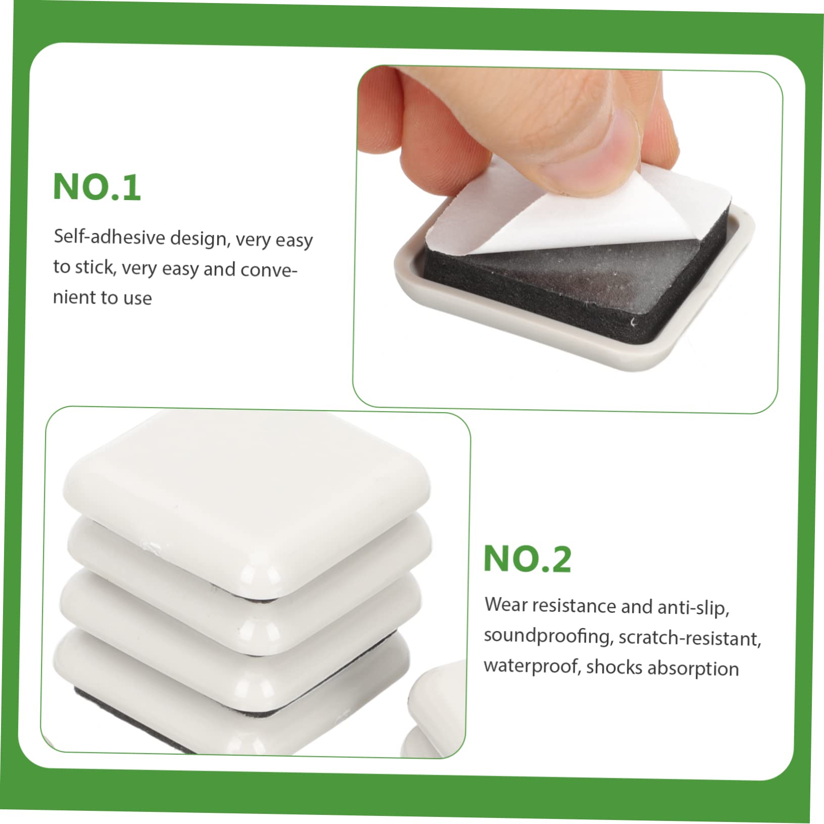 Uonlytech 5sets Tisch Füße Pads Möbel Gleiter Für Home Hotel Schreibtisch Tisch Stuhl 20 Stücke * 5