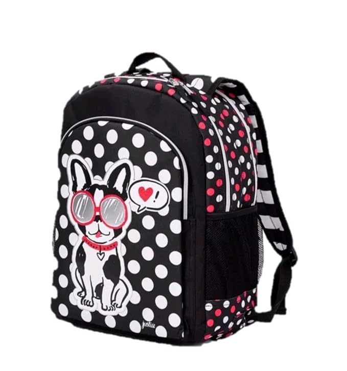 Buy Justice Girls Dog Puppy Positive Attitude 2Sided Backpack Rucksack at Amazon.in