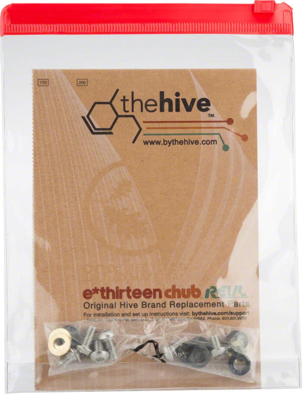 e thirteen by the hive ISCG Bolt Kit, 8 mm/12 mm Button-Head Bolts and C-Line Spacers