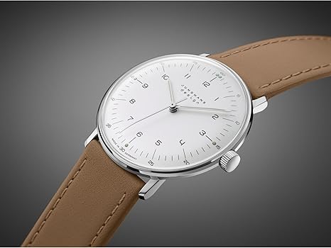 JUNGHANS Max Bill Handaufzug Hand-Winding Sapphire Crystal Beige