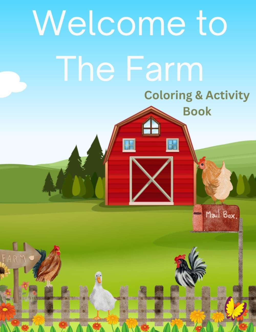 to The Farm Coloring and Activity Book Amazon.co.uk Kempton
