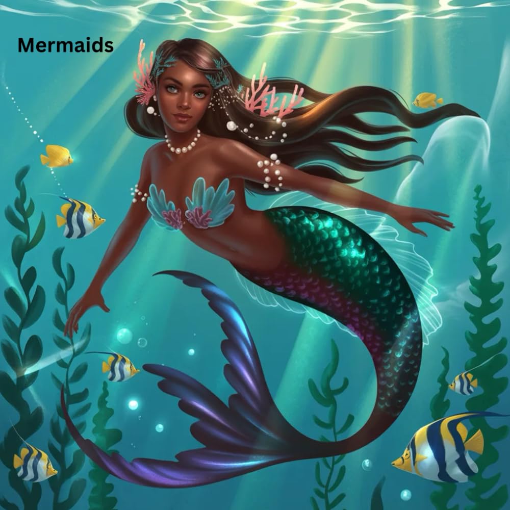Mermaids (April Bookies/Soft and Comforting coloring books)