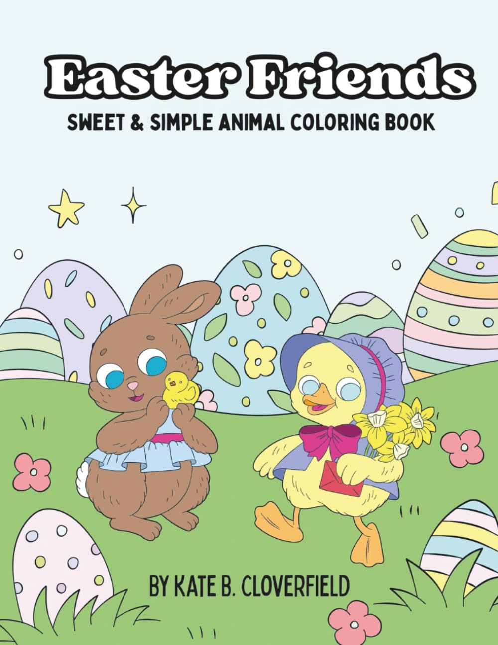 Easter Friends: Sweet & Simple Animal Coloring Book