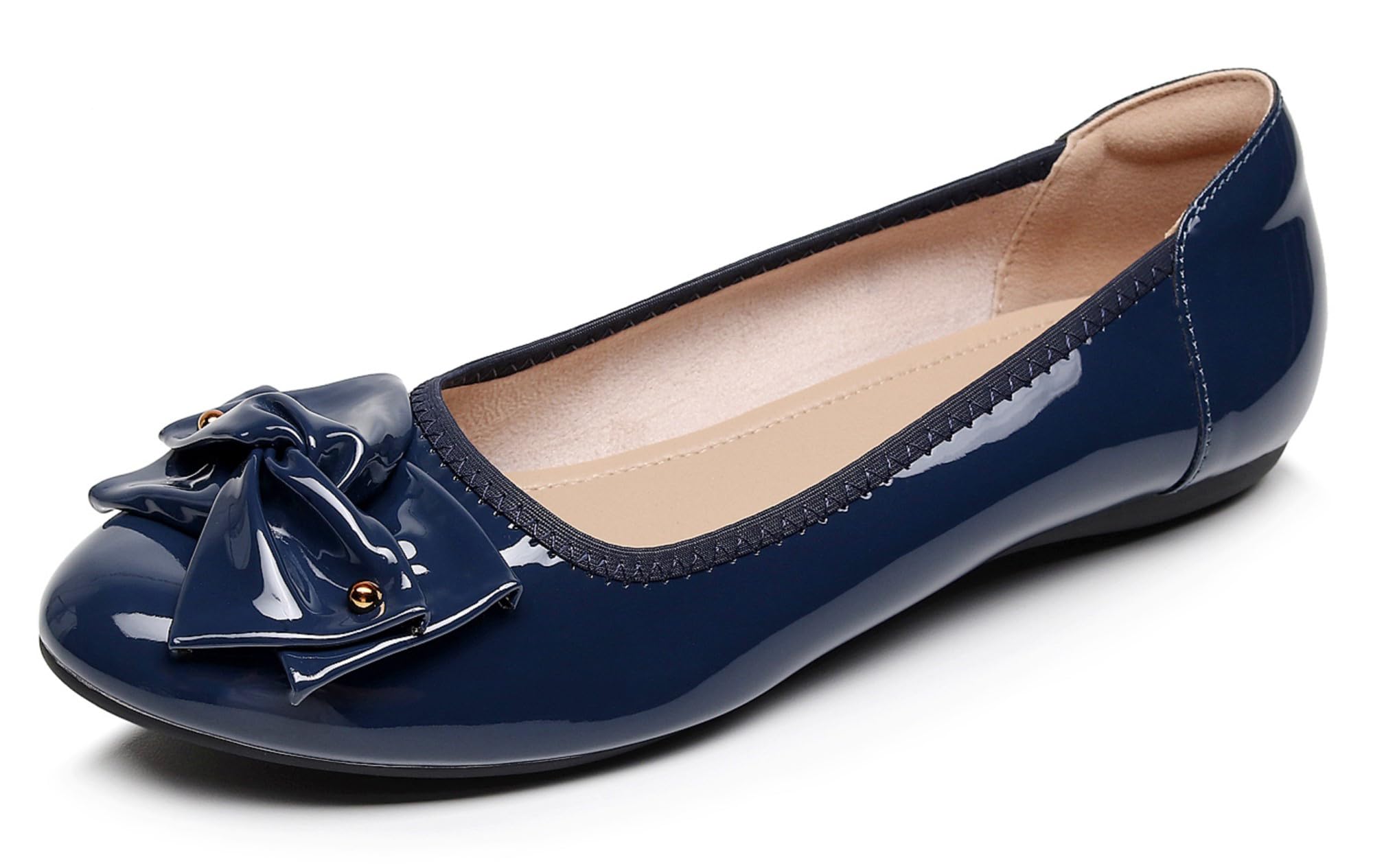 VenusCelia Women's Bows Dance Flats Shoes