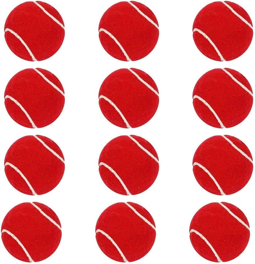 A M Sports/Cricket Red Tennis Balls in Light Weight for All Age Group,Recommended for Turf, Indoor/Outdoor, Street and Beach Cricket Playing with Pets and Practice Cricket [Set of 3] (B0DBF7STJN) Amazon Price History, Amazon Price Tracker