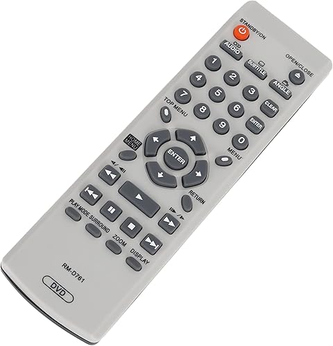 Miniatura 3 de RM-D761 Reemplazo remoto compatible con reproductor de DVD Pioneer DV-490V-K DV-490V-S VXX2800 VXX2914 VXX2913 VXX2865 VXX3216 VXX3217 VXX3218