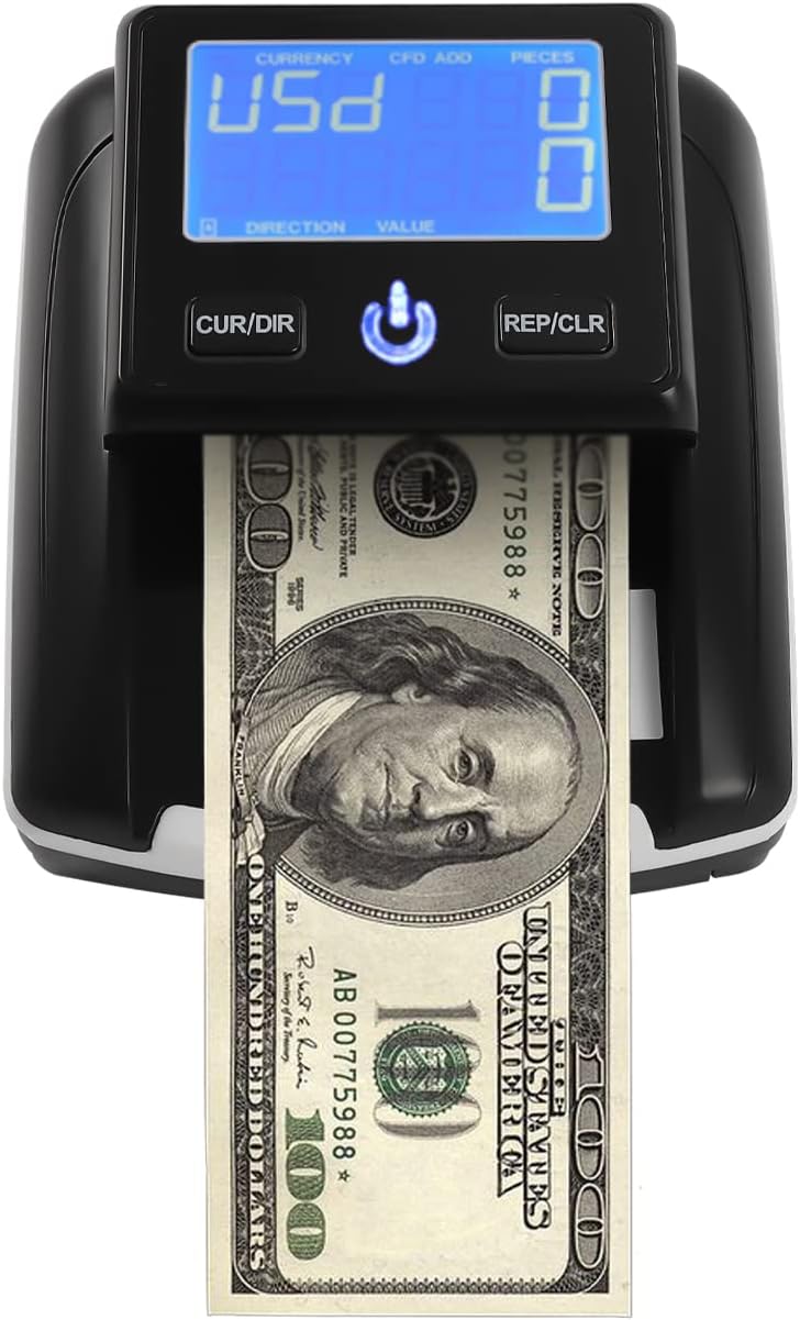 Portable Counterfeit Bill Money Detector Machine Modern