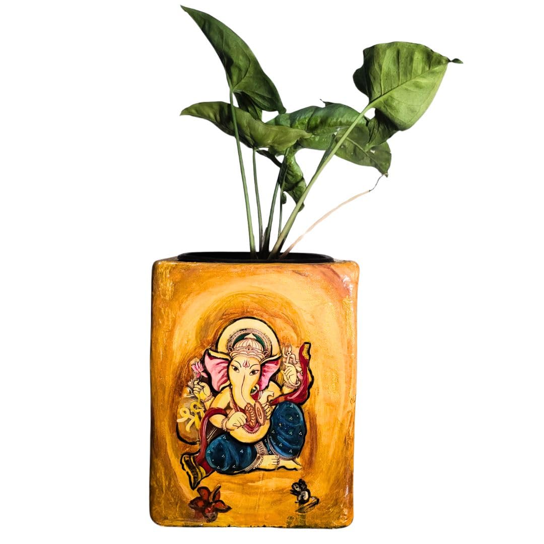 See full amazon price history chart for Srishti Green Decor - Eco-Friendly Yellow Ganesha Planter, Hand Painted for Indoor/Outdoor, Home Decor Srishti Green Decor - Eco-Friendly Yellow Ganesha Planter, Hand Painted for Indoor/Outdoor, Home Decor (B0D911T4VC) Amazon Price History, Amazon Price Tracker