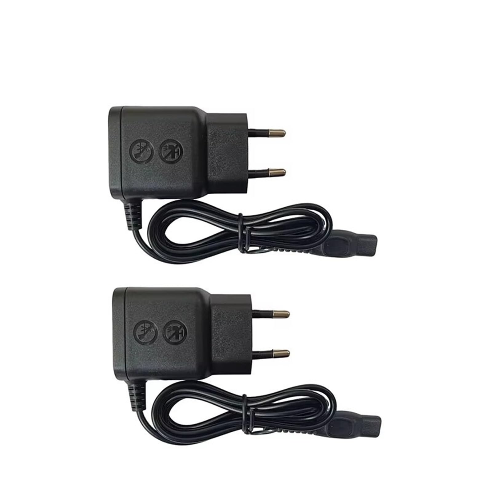 Caricabatterie for Rasoio Adattatore for Rasoio Da Parete KVIFO 15V | Compatibile con Philips Compatibile con Norelco HQ8505 HQ8500 HQ560(15V EU 2 PCS)