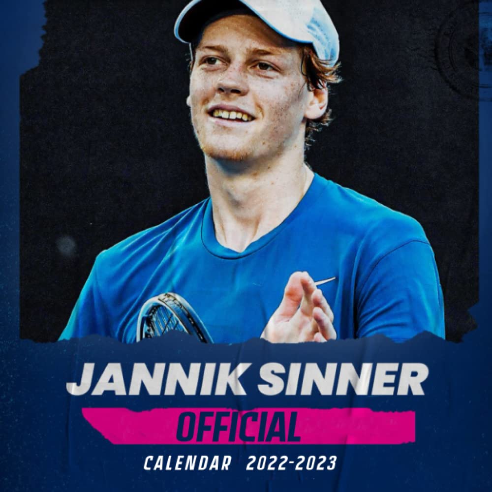 Jannik Sinner Calendar 2022: OFFICIAL SPORT Calendar 2022 – 18 months – BIG SIZE 17"x11". Jannik Sinner Planner for all fans kids boys. Kalendar calendario calendrier 18 monthy.