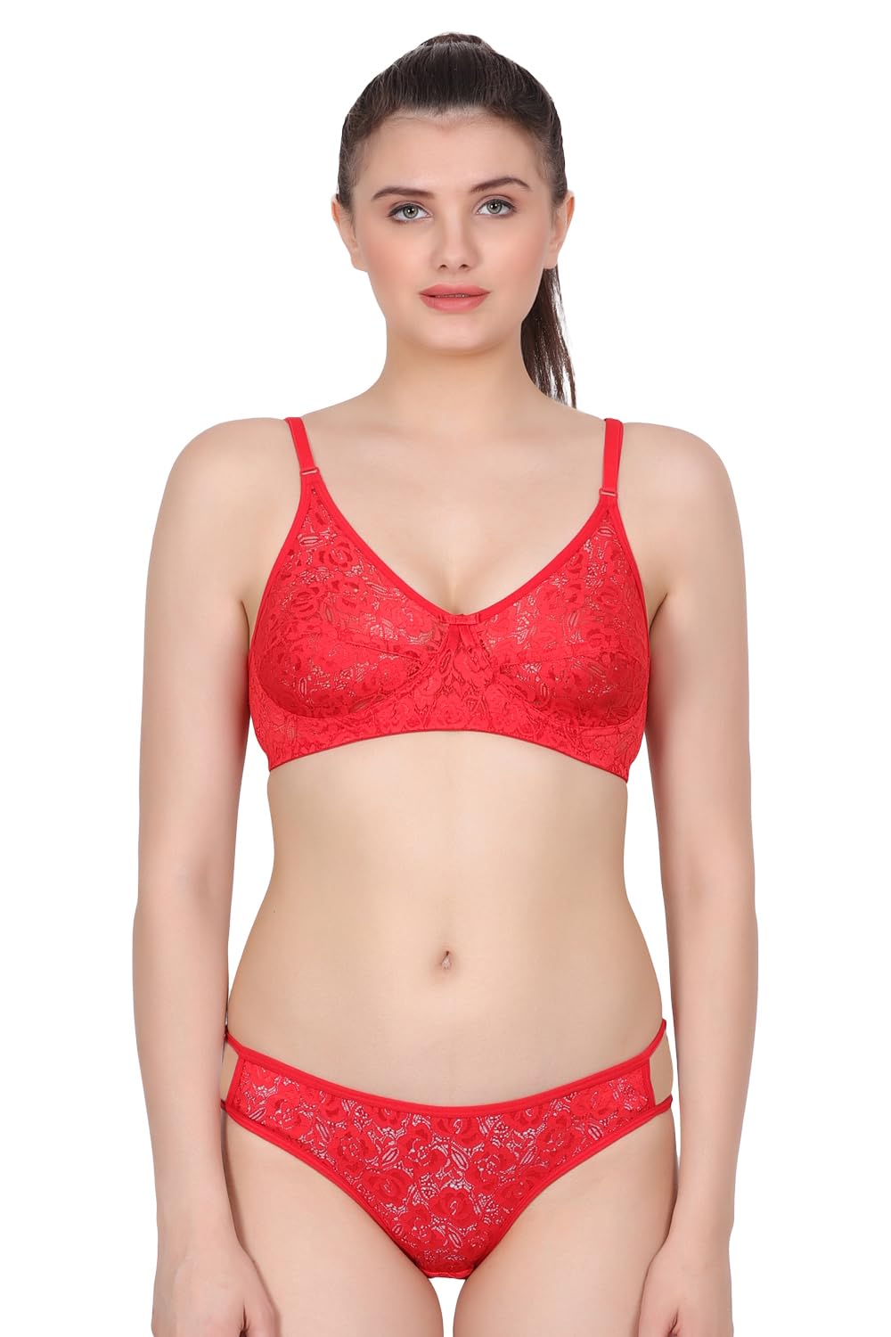 Bra & Panty Set Self Design Lingerie Set FP_BS406-image-25