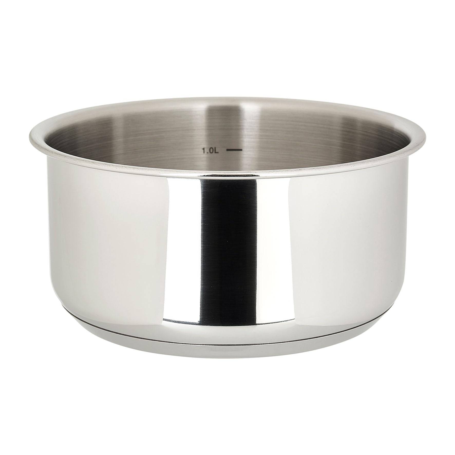 Sitram 715012 Removable Stainless Steel Saucepan Range SITRAMOVIBLE ARPEGE Ø 16 cm H 8 cm - with Litre Marking - Suitable for All Heat Sources Including Induction - Sold Without Handle