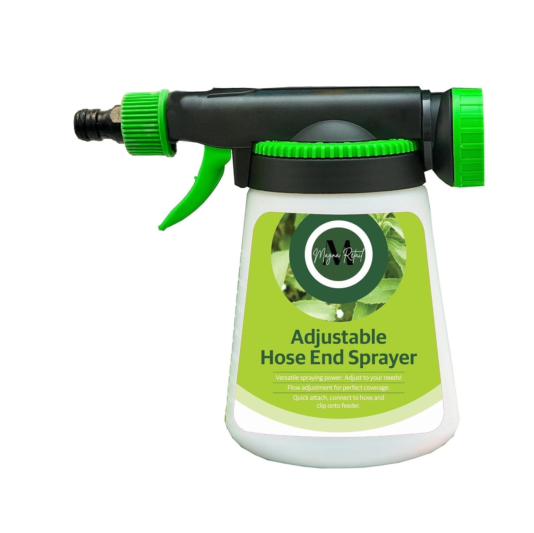 Hose End Sprayer | Liquid Plant Food Outdoor Mix and Sprayer | Garden Hose Attachments | Soluble Lawn Fertiliser Spreader | Garden Fertilisers with Quick Nozzle Attachment